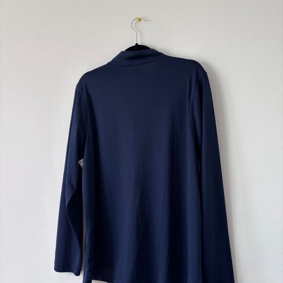 Harrinton Blue Long Sleeve Shirt with Zipper in 2XL - Picture 2 of 3